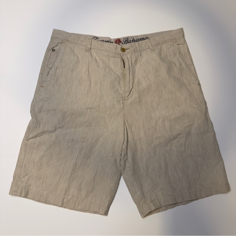 Tommy Bahama Harbor Herringbone Linen Cotton Short Size 36